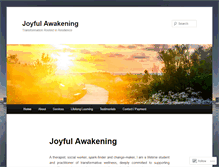 Tablet Screenshot of joyfulawakeningpractice.com